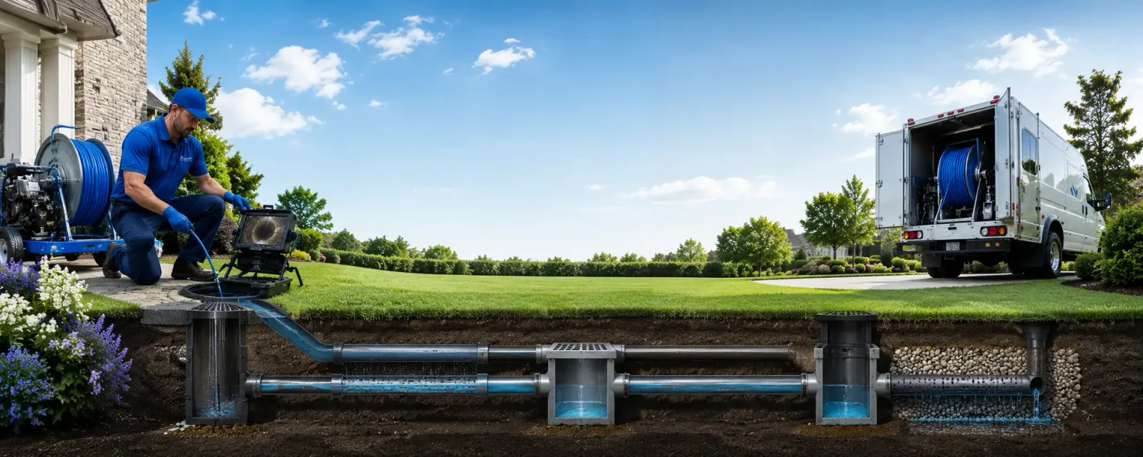 Outdoor drain cleaning information for Elyria, NE